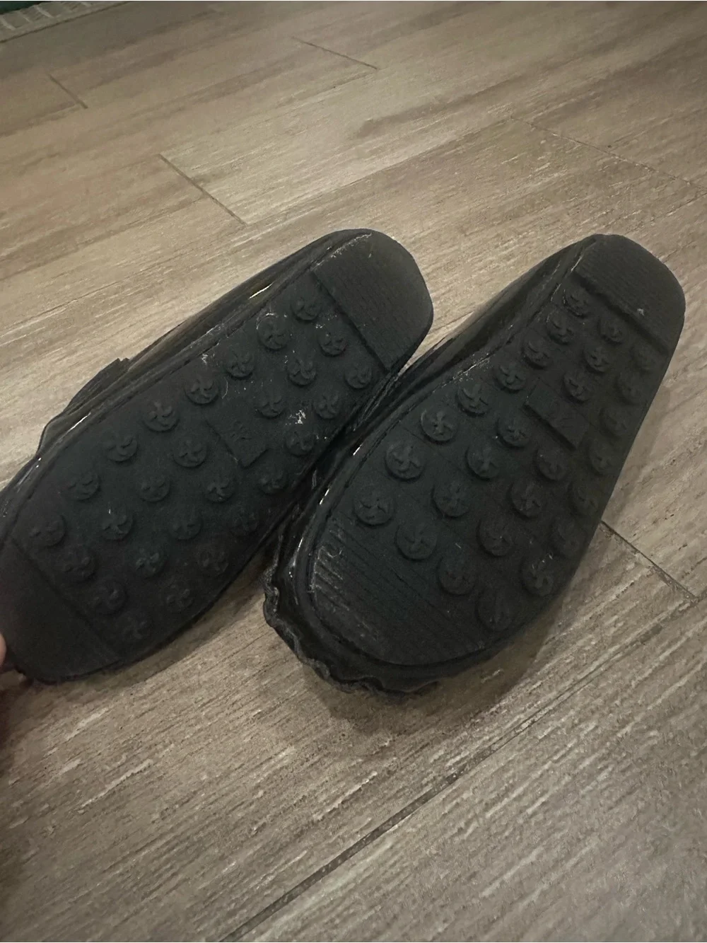 Patent Black Slip-On Loafers